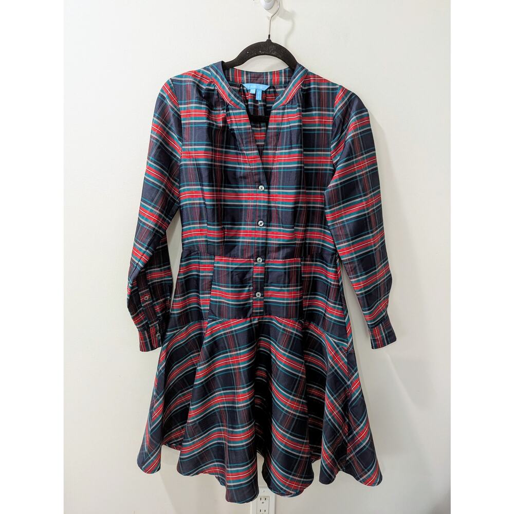 Draper James Plaid Shirt Dress